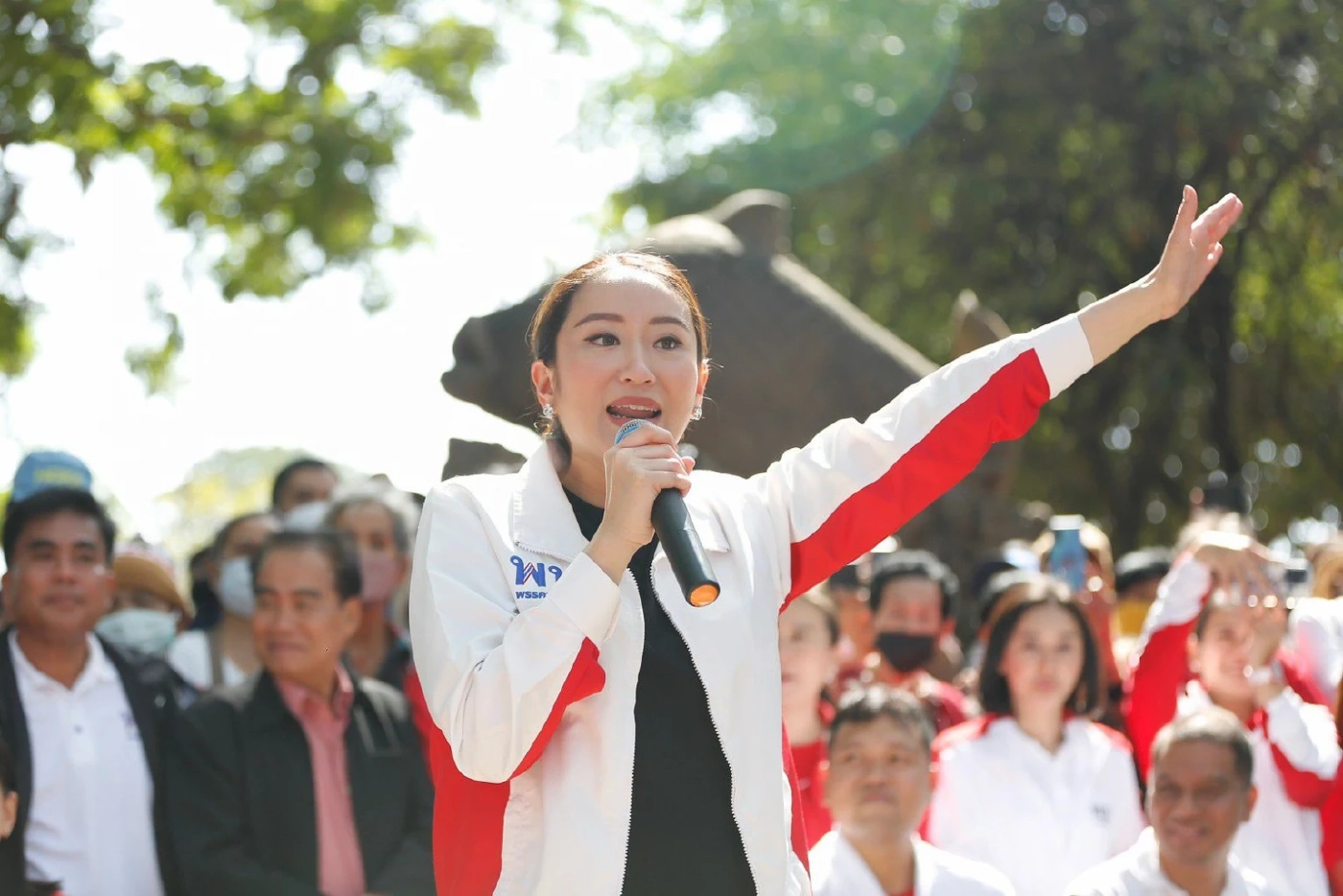 “อุ๊งอิ๊งค์ แพทองธาร” อ้อนคนราชบุรี เลือก “พรรคเพื่อไทย” ยกจังหวัด 