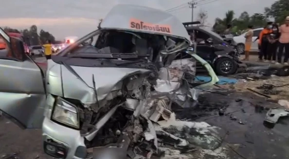 เผาแล้วร่าง "น้องโชกุน" เหยื่ออุบัติเหตุรถรับส่งนักเรียน