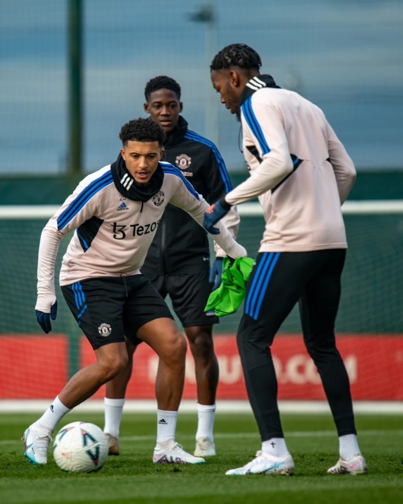 "จาดอน ซานโช" เตรียมกลับมาลงสนามช่วย แมนฯยูไนเต็ด ในศึกเอฟเอคัพ