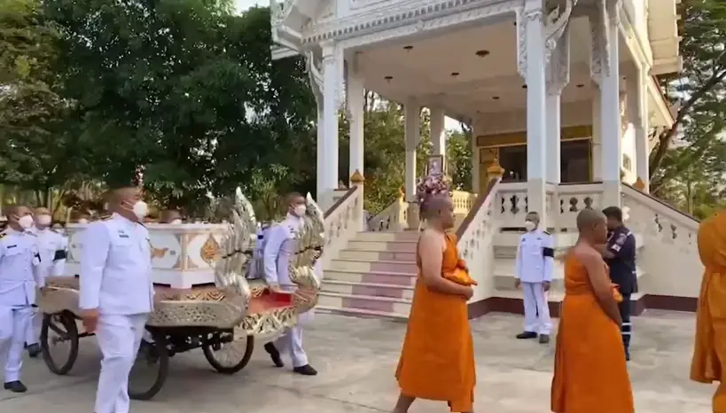 พระราชเพลิงศพ "หมอแชมป์" ฮีโร่ "ร.ล.สุโขทัย" อย่างสมเกียรติ