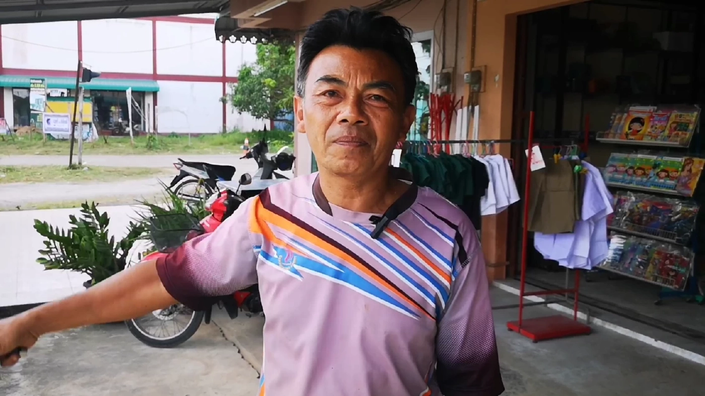 นายประภาส บ้านอขู่ใกล้บริเวณสี่ยแก เผย เกิดอุบัติเหตุประจำ