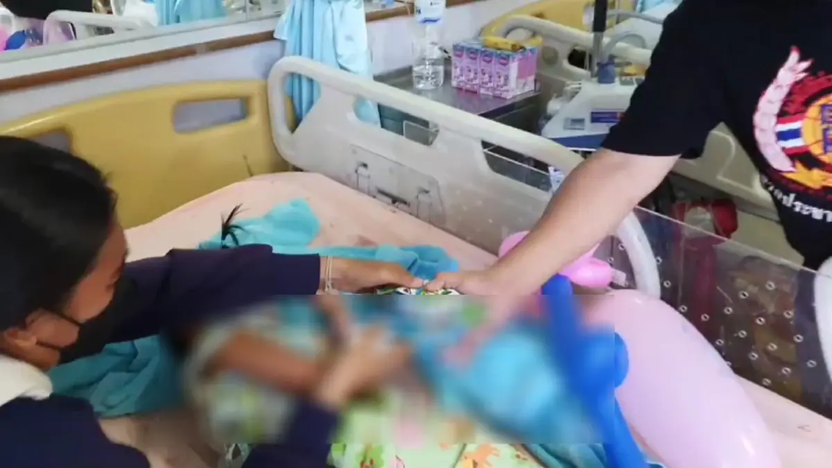 แม่ต้องเสียน้ำตาในวันเด็ก หลังลูกไม่ได้ไปร่วมงาน เพราะป่วย