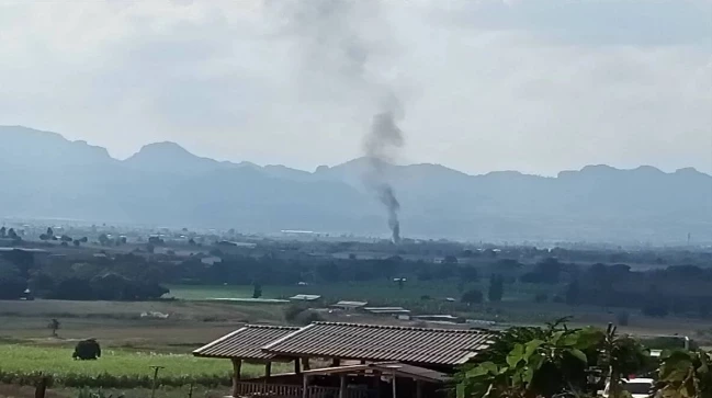 แฟ้มภาพทหารเมียนมา โจมตีทางอากาศกลุ่ม "กะเหรี่ยงเคเอ็นยู."