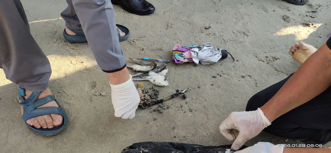 สิ่งของที่พบในร่างสาวนิรนาม