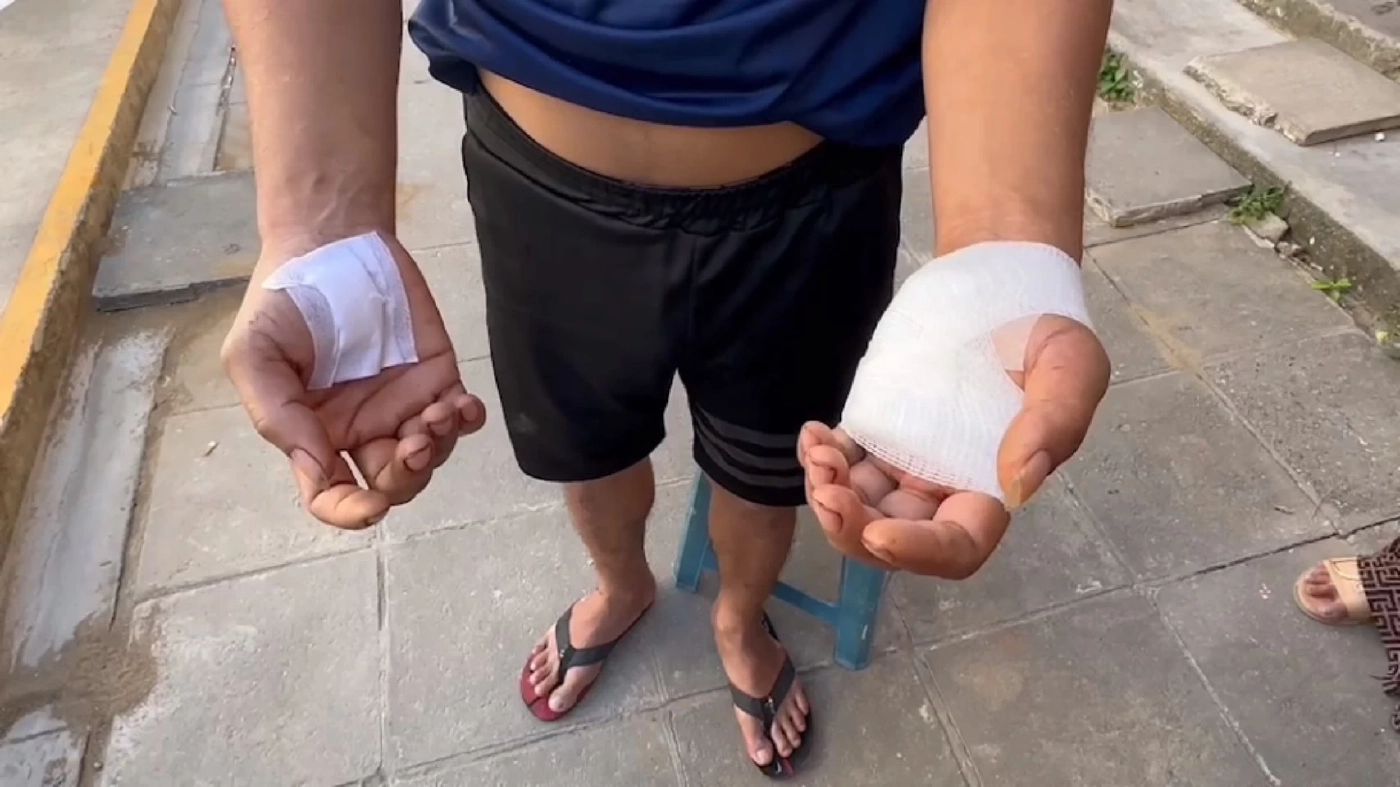 เปิดใจ คู่กรณีพ่อค้ากุ้ง แค่ถามลุงมีปัญหาอะไรกับเทศกิจ กลับโดนแทงบาดเจ็บ