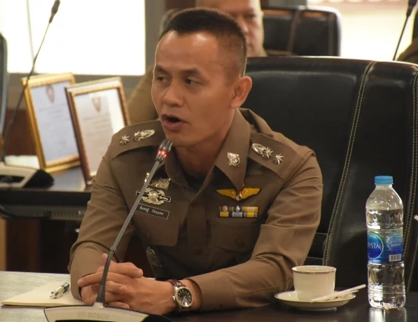 พ.ต.ท.พิเชษฐ์ ก้อนแพง รองผู้กำกับการ ฝ่ายสอบสวน งานศูนย์ควบคุมจราจร 1 กก.2 บก.จร. สน.ทางด่วน 1 เจ้าของคดี