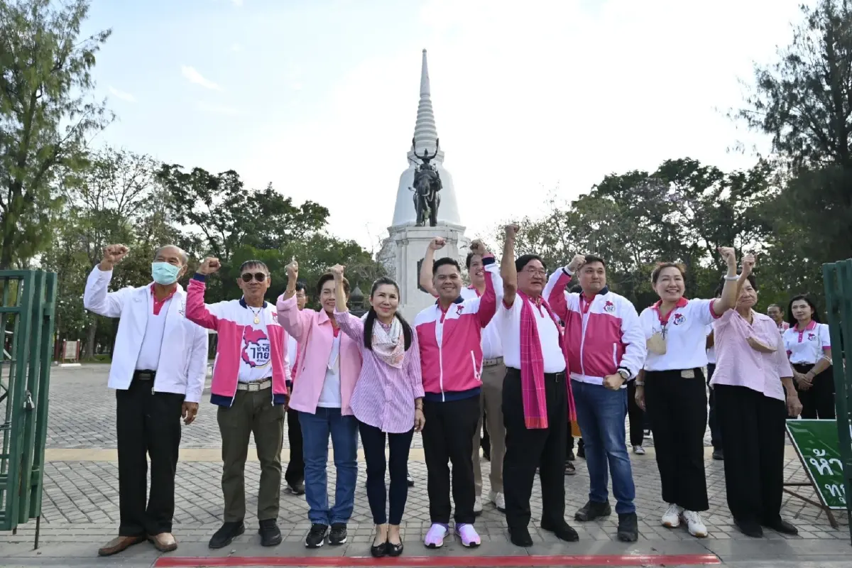 "วราวุธ"ปราศรัยอ้อนชาวดอนเจดีย์เลือกชทพ.ให้ถล่มทลาย