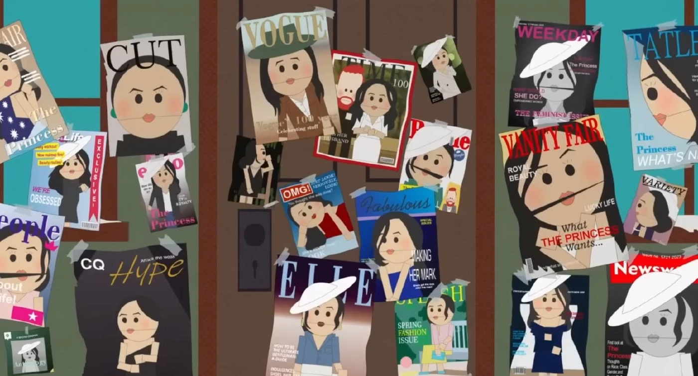 ล้อแรง "แฮร์รี & เมแกน" ในการ์ตูน South Park