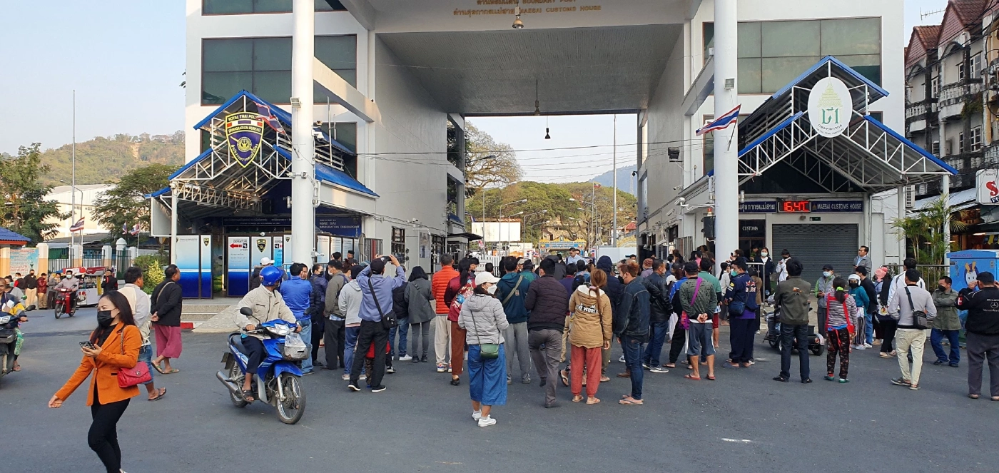 เปิดแล้ว“ด่านแม่สาย-ท่าขี้เหล็ก” หลังปิดนานกว่า 3 ปี