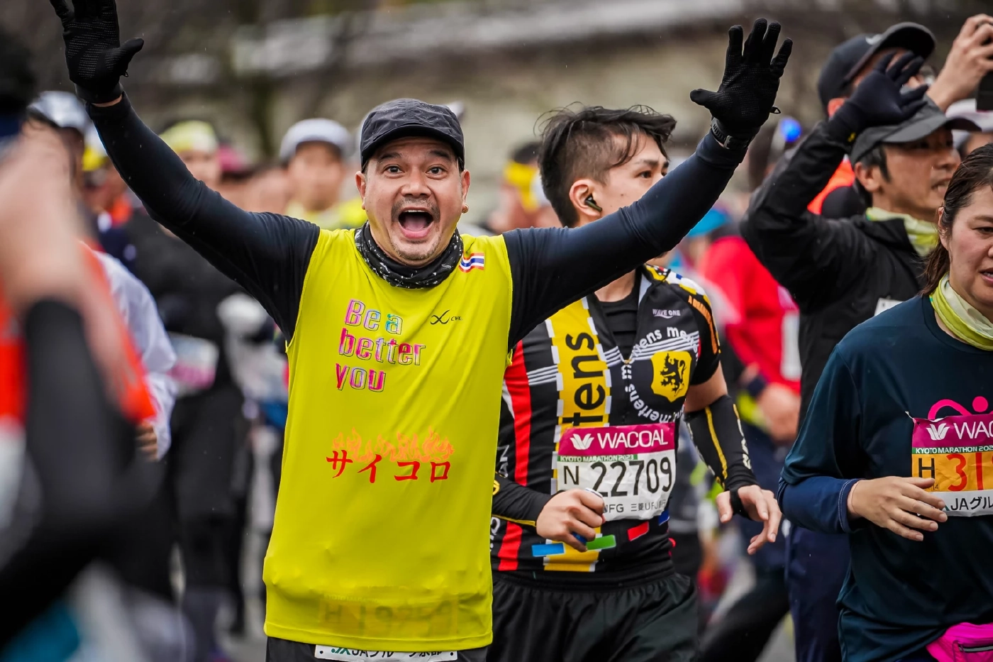 เต๋า สมชาย สุดฟิต วิ่งมาราธอน ใน Kyoto Marathon 2023