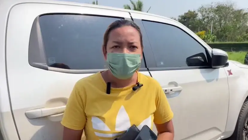นางสาววรรณวิภา ร่มโพธิ์เจริญ อายุ 35 ปี พี่สะใภ้ของผู้เสียชีวิต