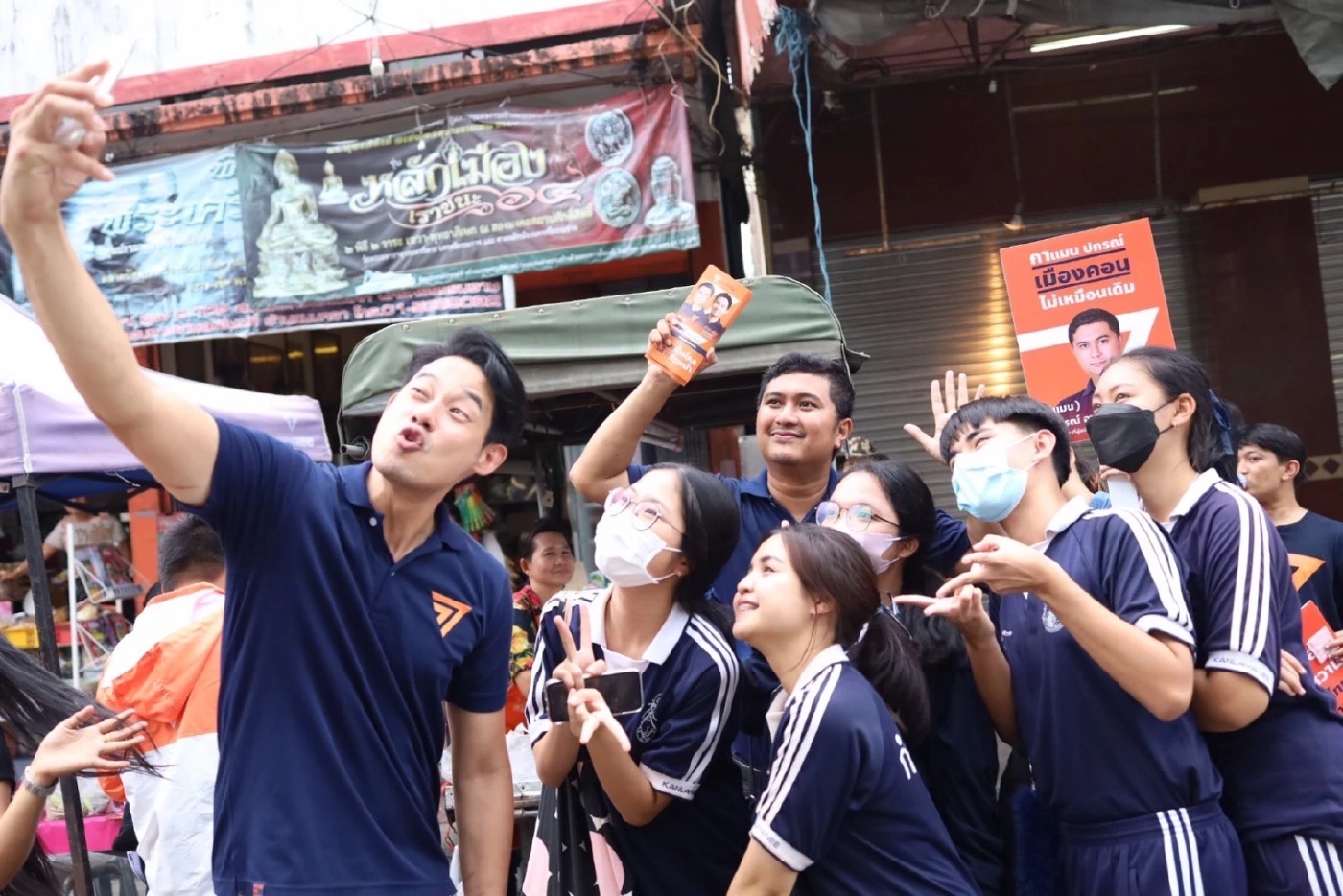 “กรุณพล” ลงพื้นที่นครศรี!อ้อนขอคะแนน กาผู้สมัคร ส.ส.ก้าวไกล