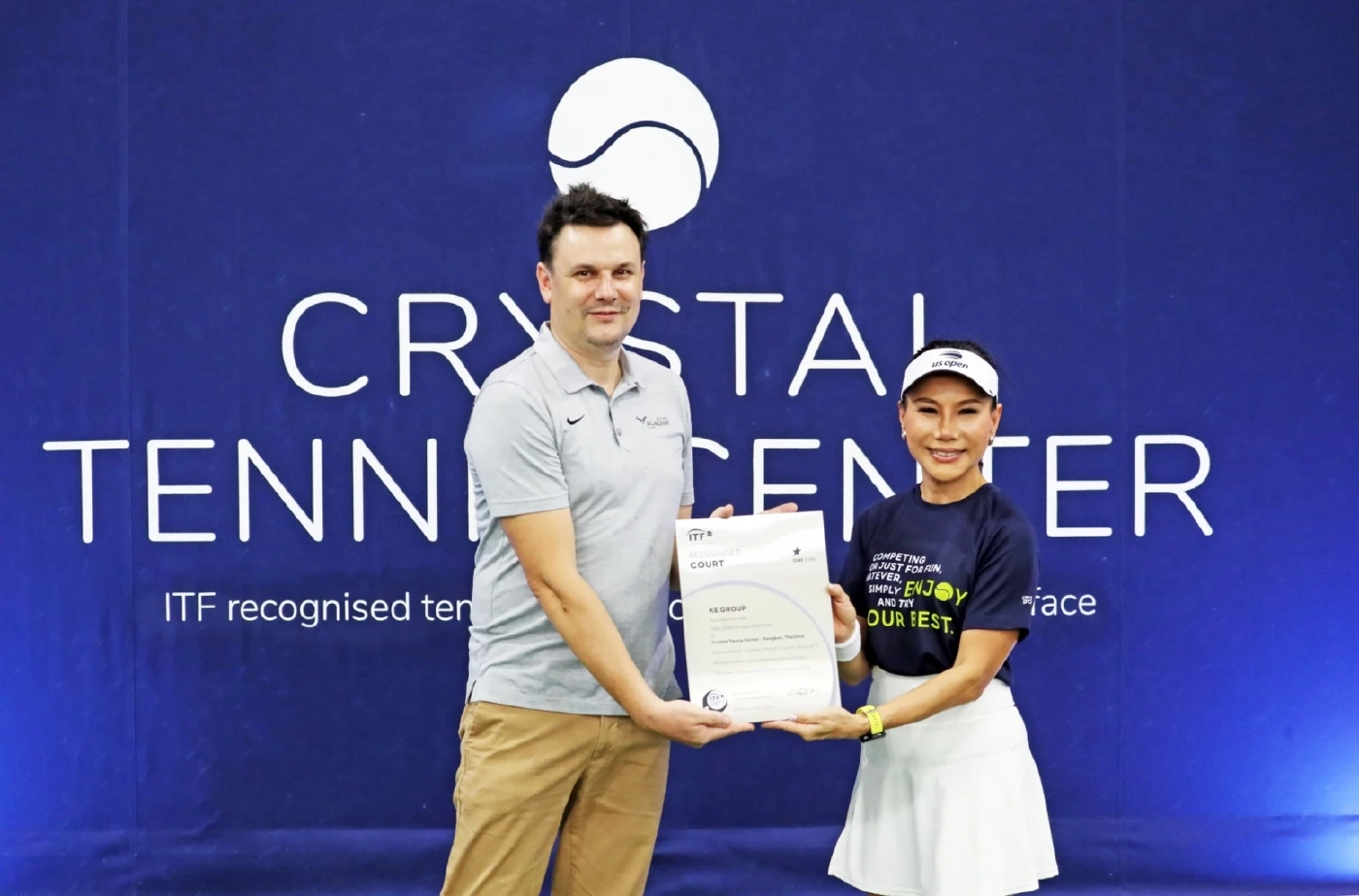 "สุวัจน์" เปิดงาน "สนามเทนนิสอินดอร์ 8 สนาม" หวังสร้างนักกีฬาสู่ระดับสากล