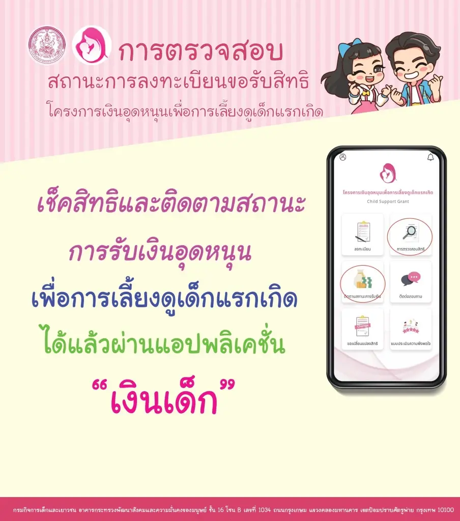 "เงินอุดหนุนบุตร" เดือน ก.พ. เข้าวันนี้! ผู้ปกครองรับเงินช่วยเหลือ 600 บาท