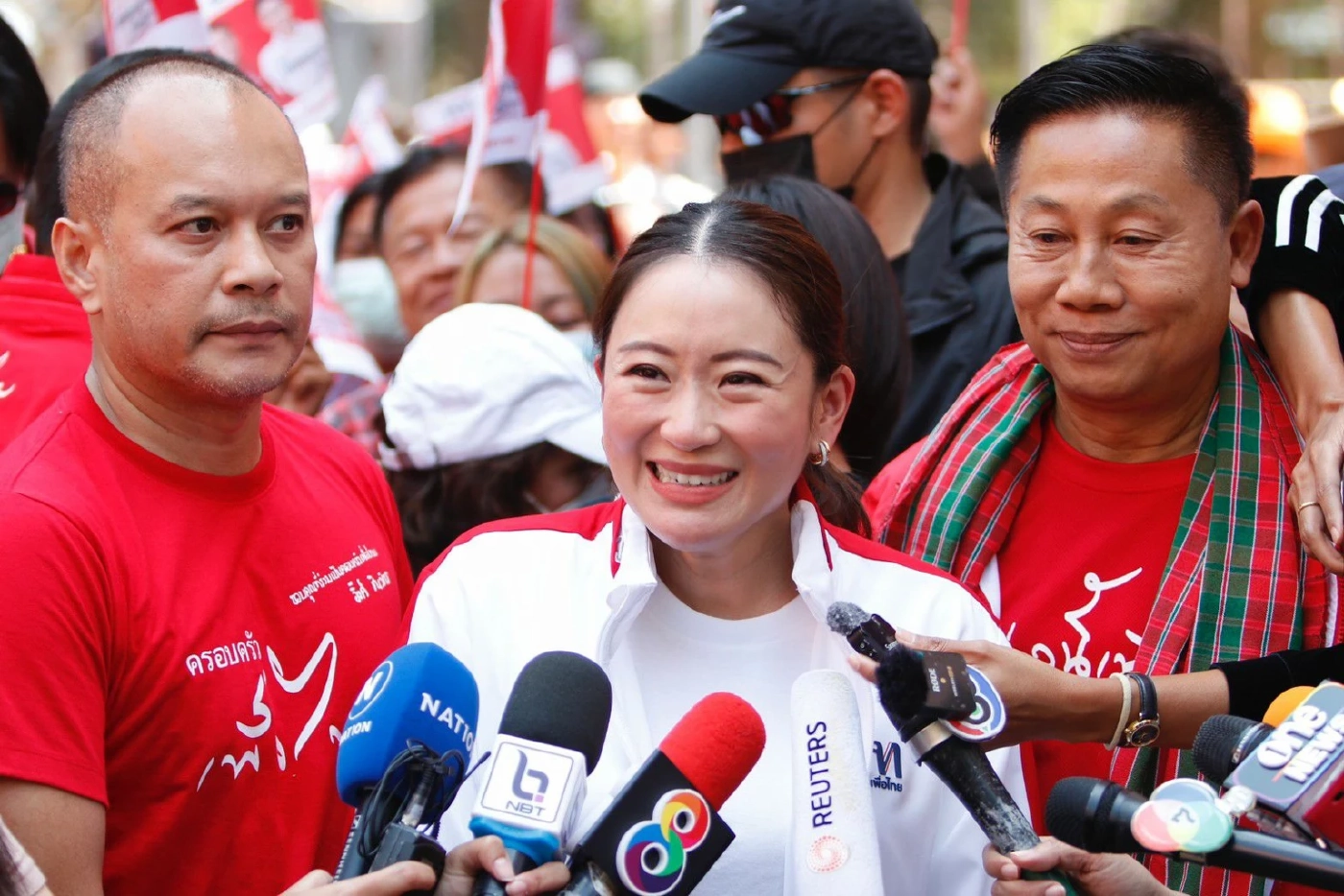 น.ส.แพทองธาร ชินวัตร หัวหน้าครอบครัวเพื่อไทย