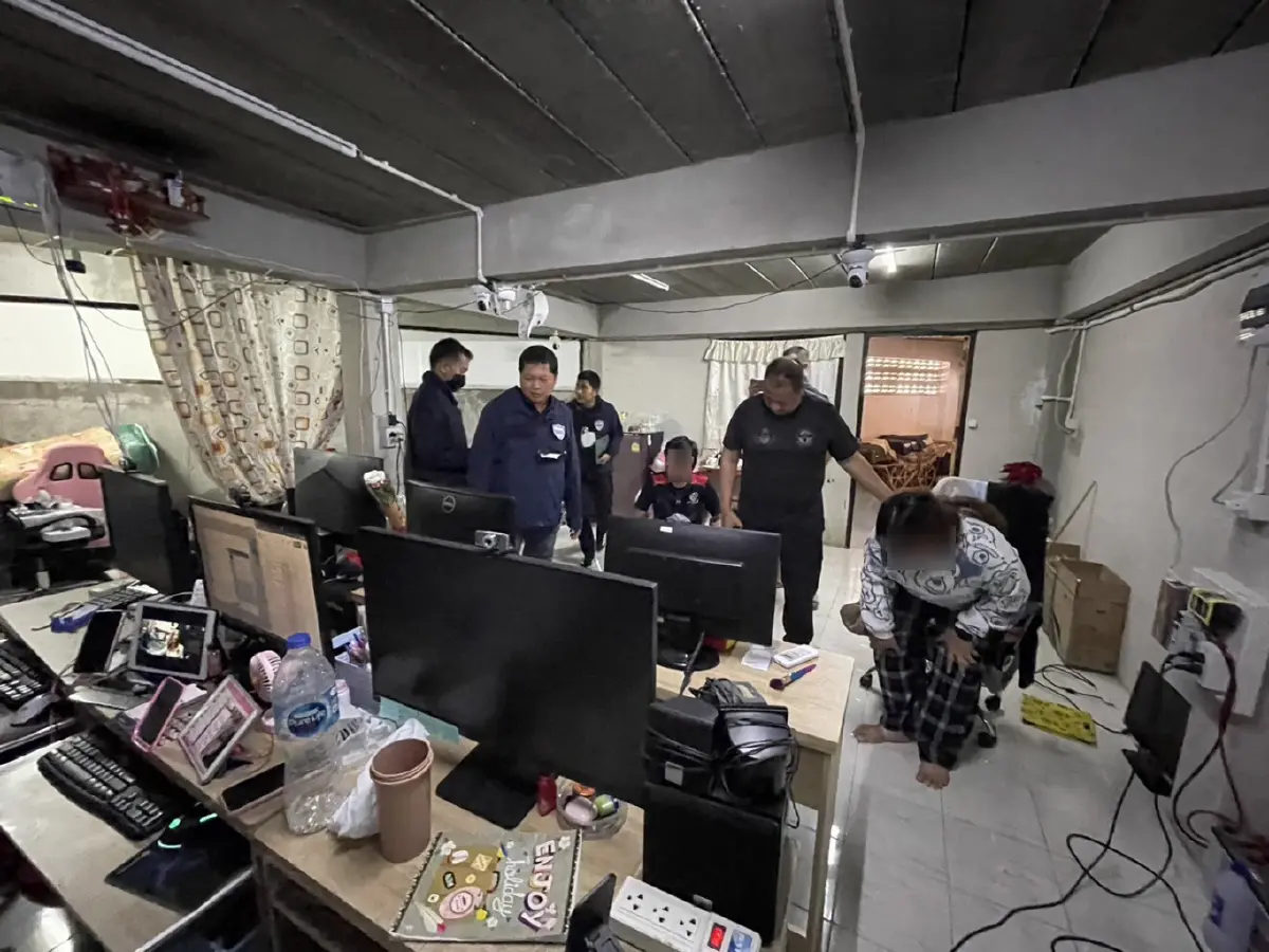 ตำรวจ PCT ทลายเว็บพนันออนไลน์ เมืองมหาสารคาม เงินหมุนเวียน 50 ล้าน/ด.