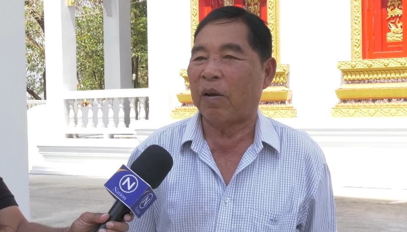 นายสมนึก สิงห์อ่อน อายุ 72 ปี ชาวบ้านบริเวณวัดน้ำพุ