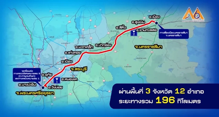 ครงการทางหลวงพิเศษระหว่างเมืองสายบางปะอิน-นครราชสีมา 