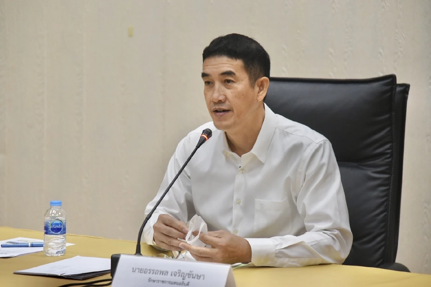 นายอรรถพล เจริญชันษา รักษาราชการแทนอธิบดีกรมอุทยานแห่งชาติสัตว์ป่าและพันธุ์พืช 