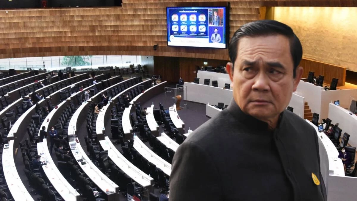 พล.อ.ประยุทธ์  จันทร์โอชา นายกรัฐมนตรี หมายมั่นปั้นมือต้องการใช้เวทีสภาแจงผลงาน