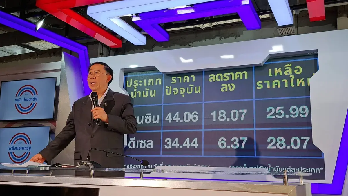 "มิ่งขวัญ" ปั้นนโยบาย "น้ำมันประชาชน" ลดดีเซลลิตรละ 6 บาท เบนซินลิตรละ 18 บาท