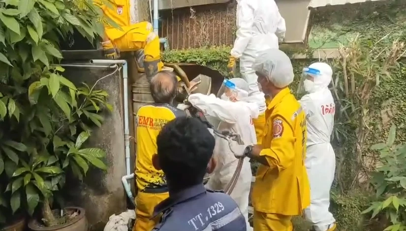 สาวใหญ่เจ้าของแผงลอตเตอรี่ ปลิดชีพสุดพิสดาร กระโดดลงแท้งค์น้ำเสียชีวิต