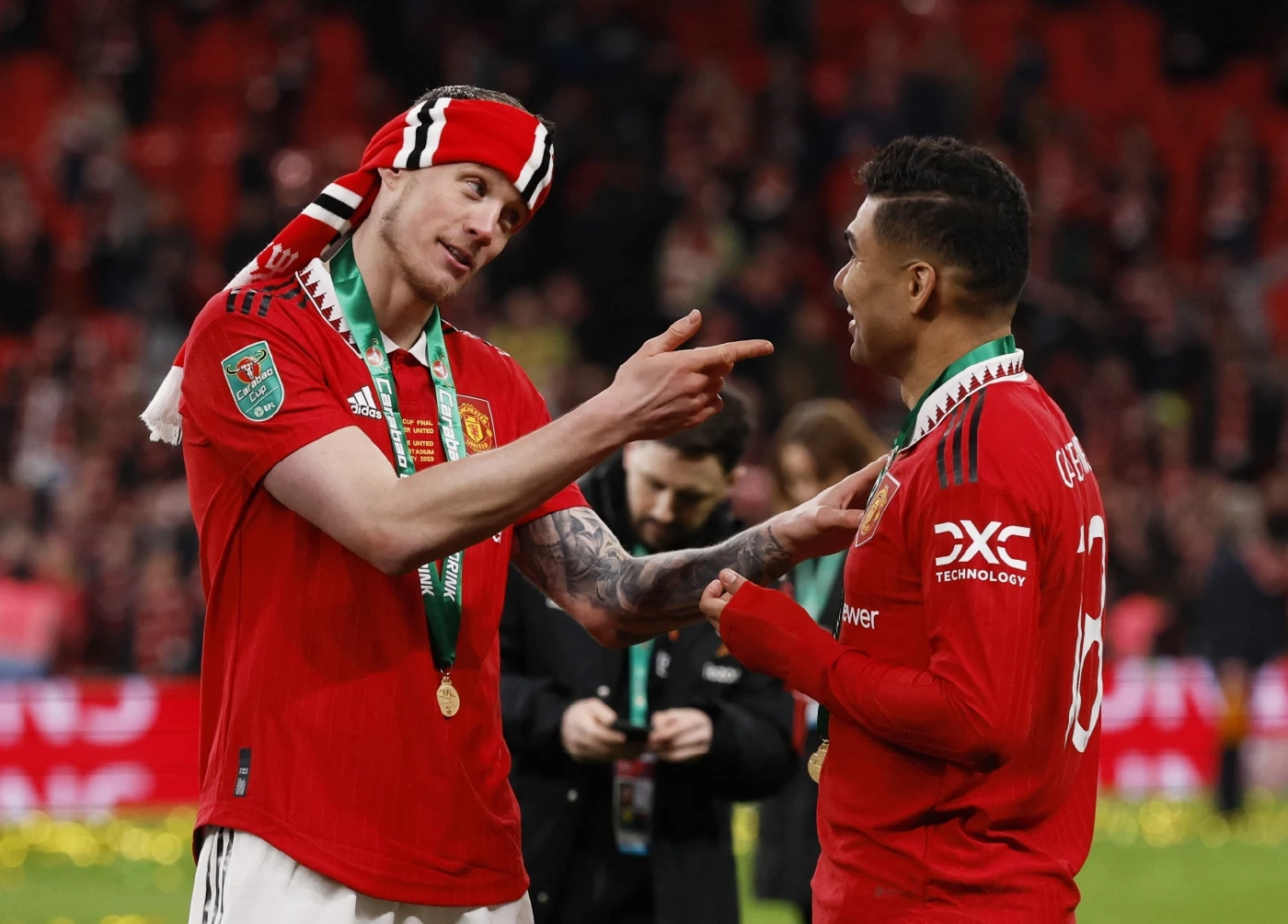 ประมวลภาพความสำเร็จของ "แมนยู" หลังผงาดแชมป์ "คาราบาวคัพ"