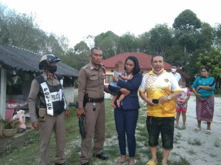 เด็กหญิงวัย 6 เดือนหลังได้รับการช่วยเหลือ