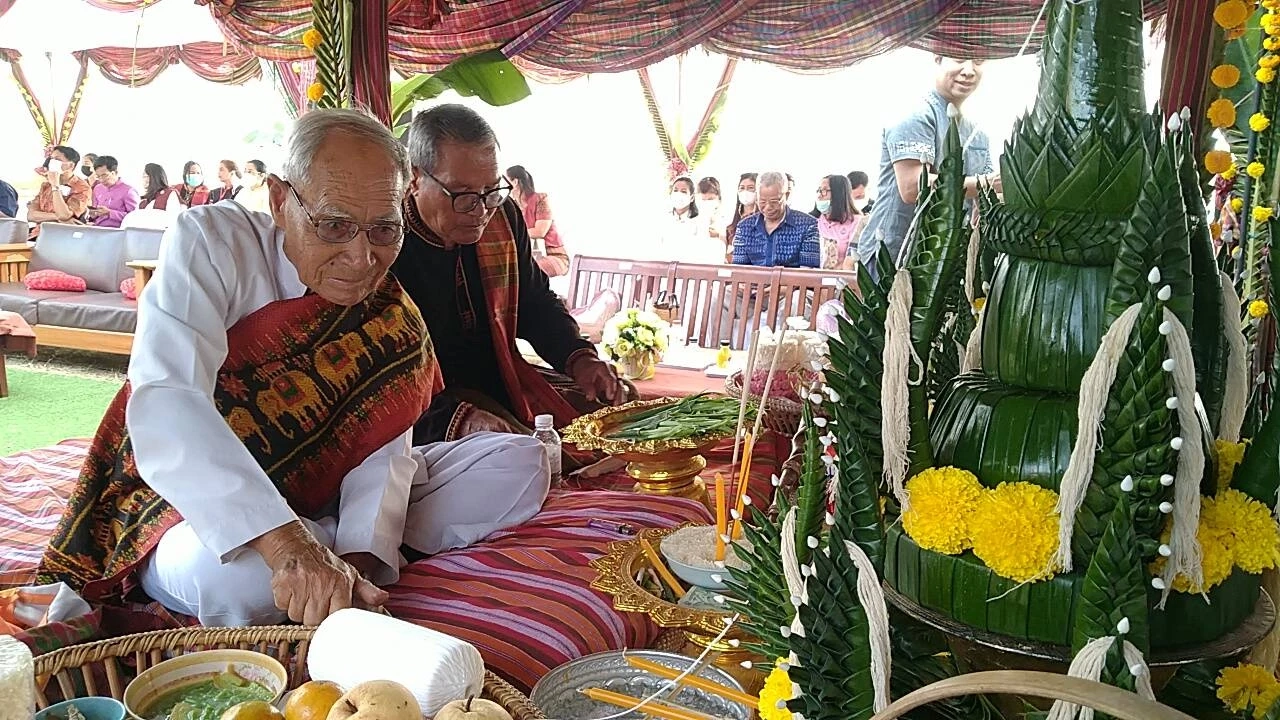 ที่เดียวในโลก สุรินทร์จัดวิวาห์วันวาเลนไทน์ 30 คู่รักจดทะเบียนบนหลังช้าง