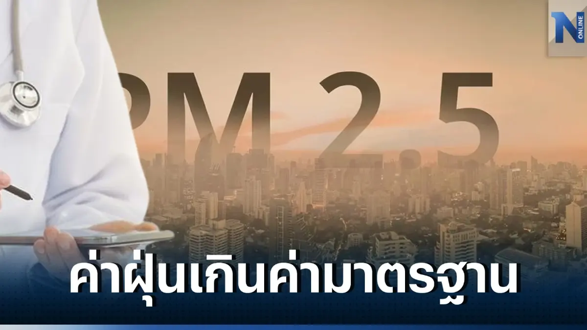 เปิดรายชื่อ 29 จังหวัด ค่าฝุ่น PM2.5 เกินค่ามาตรฐาน ส่งผลกระทบต่อสุขภาพ