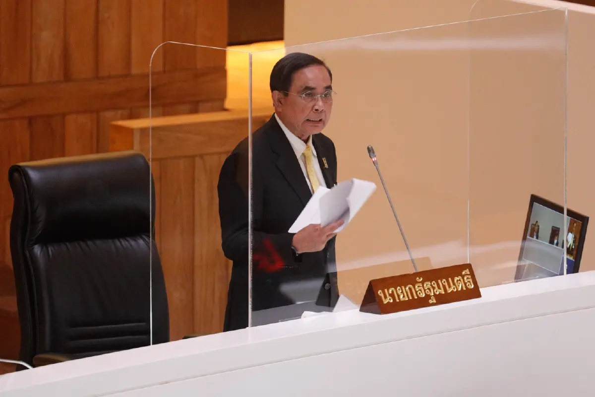 พล.อ.ประยุทธ์​ จันทร์โอชา นายกรัฐมนตรีและรัฐมนตรีว่าการกระทรวงกลาโหม 