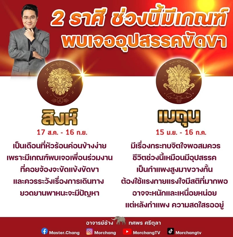 เตือนสายมู 2 ราศี มีเกณฑ์พบเจออุปสรรคเรื่องขัดขา ย้ำ ระวังการเดินทางให้มาก