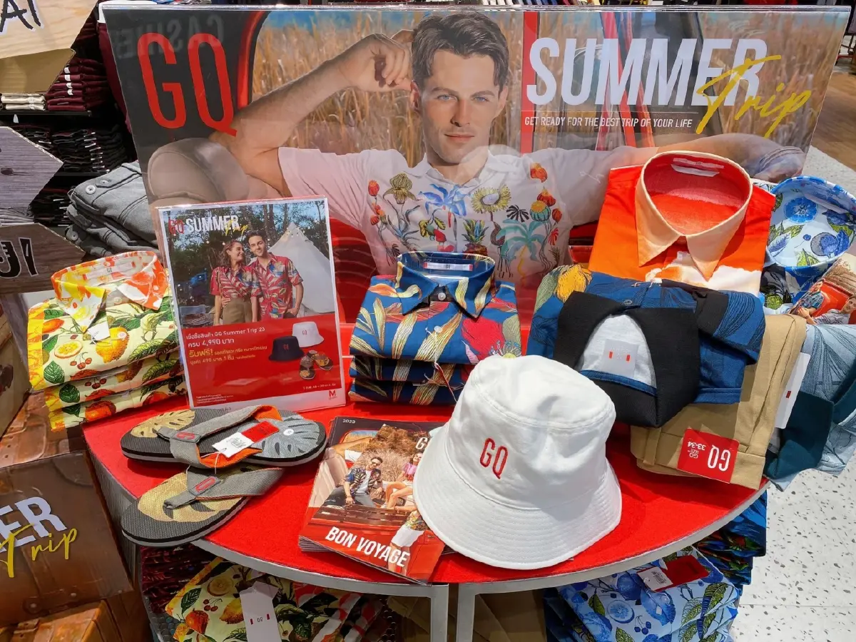 ซัมเมอร์นี้เตรียมคึกคัก! GQ Apparel เปิดตัวคอลเลคชั่น GQ Summer Trip: Get ready for the best trip for your life! ร่วมมือ ททท. ดันแคมเปญ “ใส่ลายดอก ออกจากบ้าน” พร้อมเปิดตัว GQ Outlet ใหม่ที่ Central Village