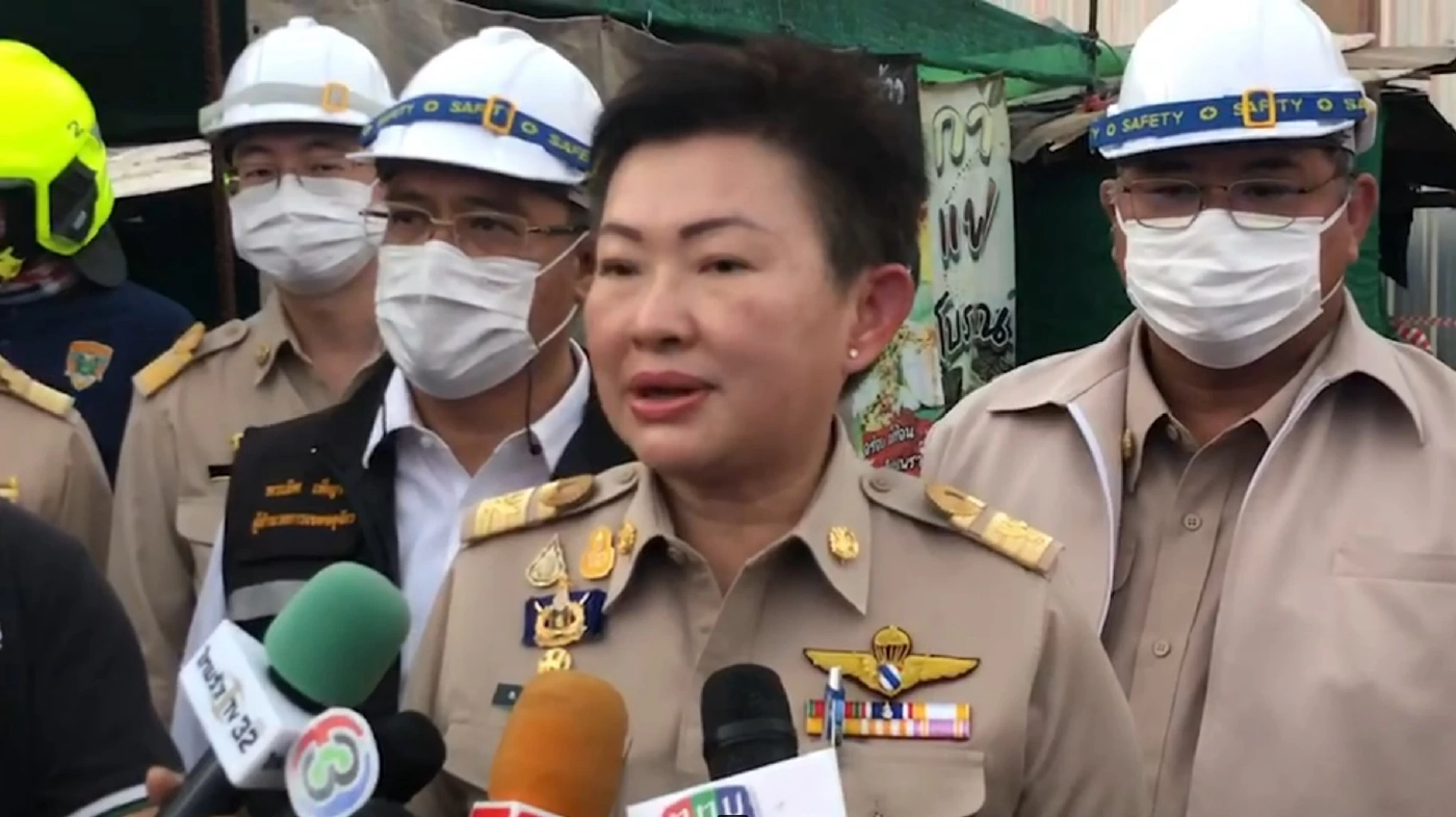 เครนถล่มไซต์งาน “สตง.ใหม่” คนงานดับ 1 เจ็บ 3