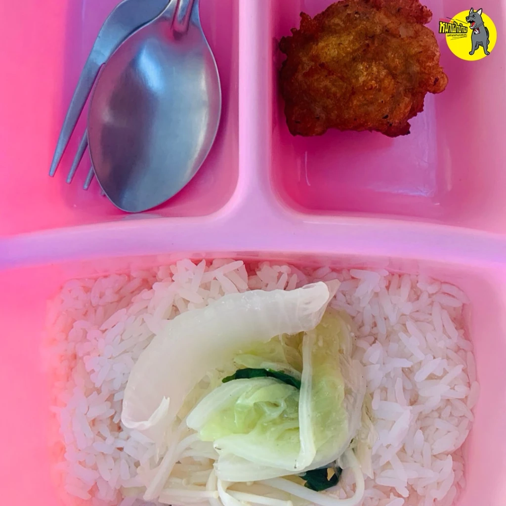ภาพอาหารกลางวันจริง ที่เด็กได้รับประทานในแต่ละวัน