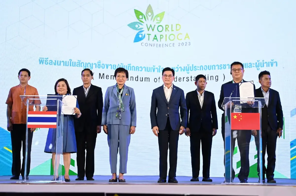 "จุรินทร์" ลุยโคราช เปิดงานมันสำปะหลังโลก จับคู่การค้าโกยเงิน 2 หมื่นล้าน