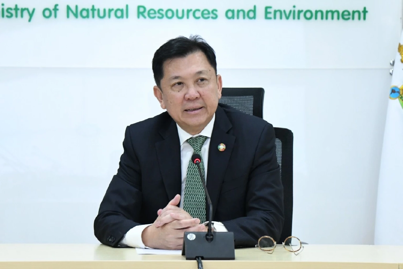 นายจตุพร บุรุษพัฒน์ ปลัดกระทรวงทรัพยากรธรรมชาติและสิ่งแวดล้อม