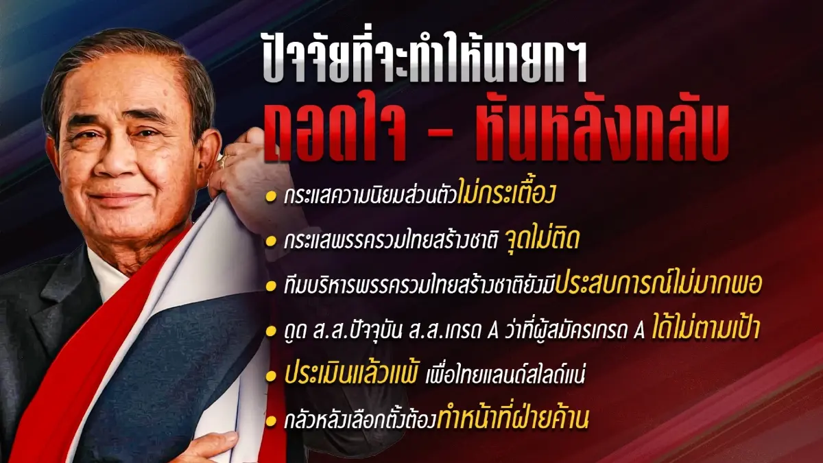 "ถอดใจ"จริงหรือ เสียงอื้ออึงก่อนขีดเส้น ยุบสภา กับ พลังพิเศษ"เลือกตั้ง66"