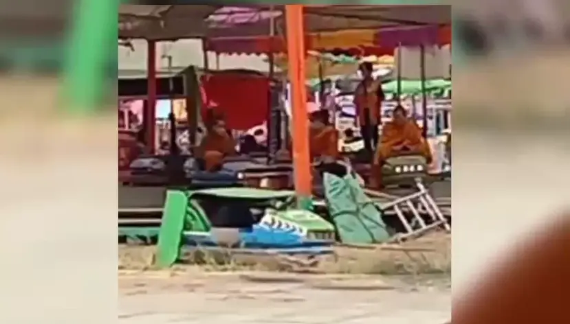 นุ่งสบงแล้ว​ทรงรถบั๊ม คลิปเณรเล่นรถบั๊ม ชาวเน็ตเสียงแตกผิดไหม? (มีคลิป)