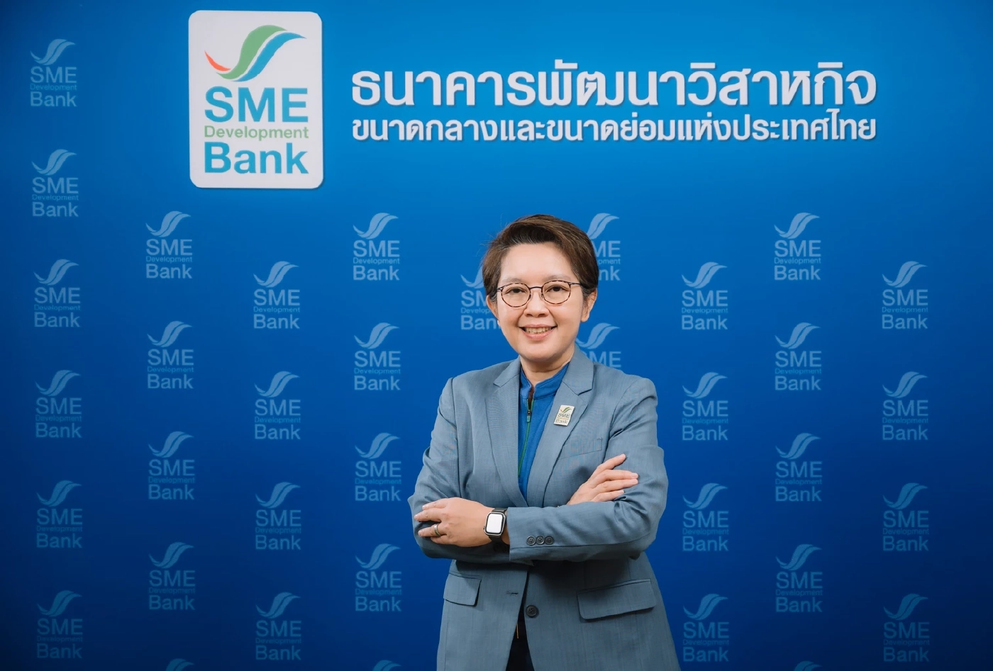 นางสาวนารถนารี รัฐปัตย์ กรรมการผู้จัดการ SME D Bank 