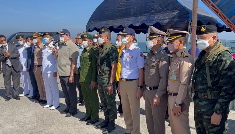 ได้กลับสมใจ ผบ.พม่า มารับเอง 670 พม่า ที่ก่อเหตุประท้วงขอส่งกลับประเทศ