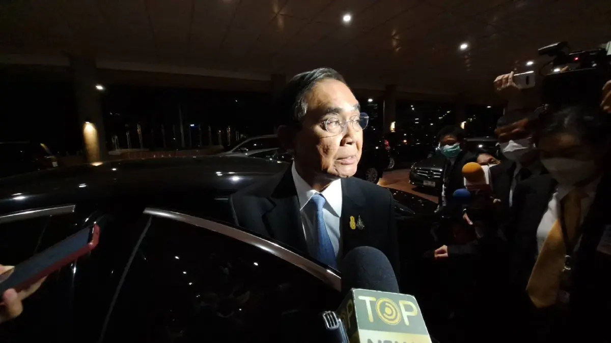 พล.อ.ประยุทธ์ จันทร์โอชา นายกรัฐมนตรี ให้สัมภาษณ์ถึงการยุบสภามีในใจแล้ว  เมื่อวันที่ 16 พ.ค. 66