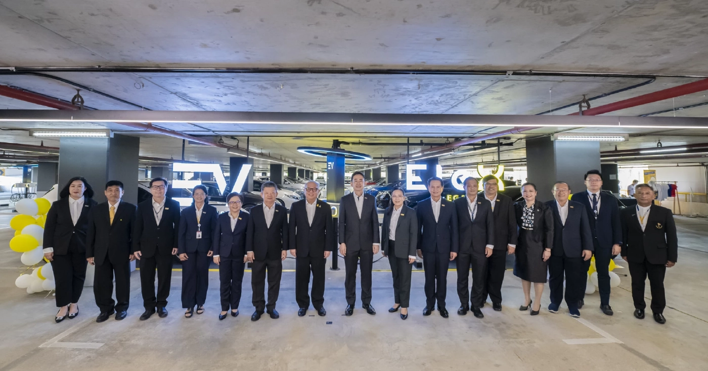 "กฟผ." เปิดตัวโมเดลต้นแบบ EV Charging Floor หัวชาร์จมากที่สุดในไทย