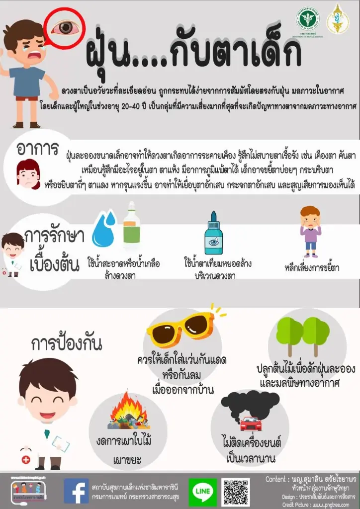 สถาบันสุขภาพเด็กฯ ชี้ฝุ่นพิษ"PM 2.5"อันตรายต่อดวงตา แนะแนวทางป้องกัน