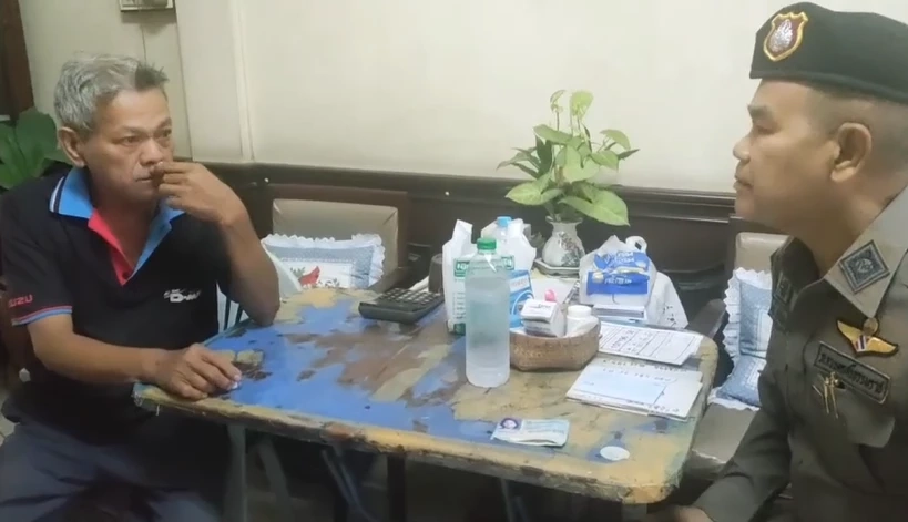 นายนิติพัฒน์ หรือ ลุงยิ้น จันทรศิริรังสี สามีผู้ตาย