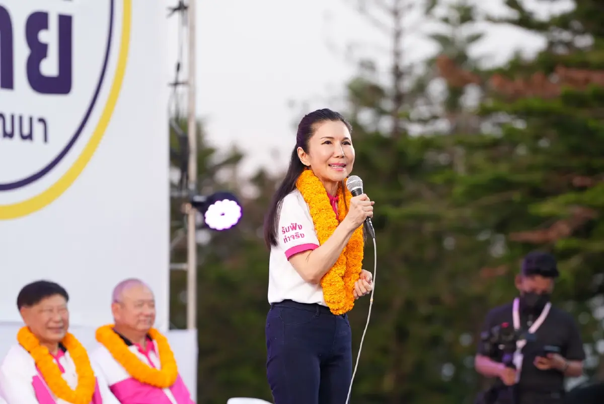 กัญจนา ศิลปอาชา ประธานที่ปรึกษาหัวหน้าพรรคชาติไทยพัฒนา