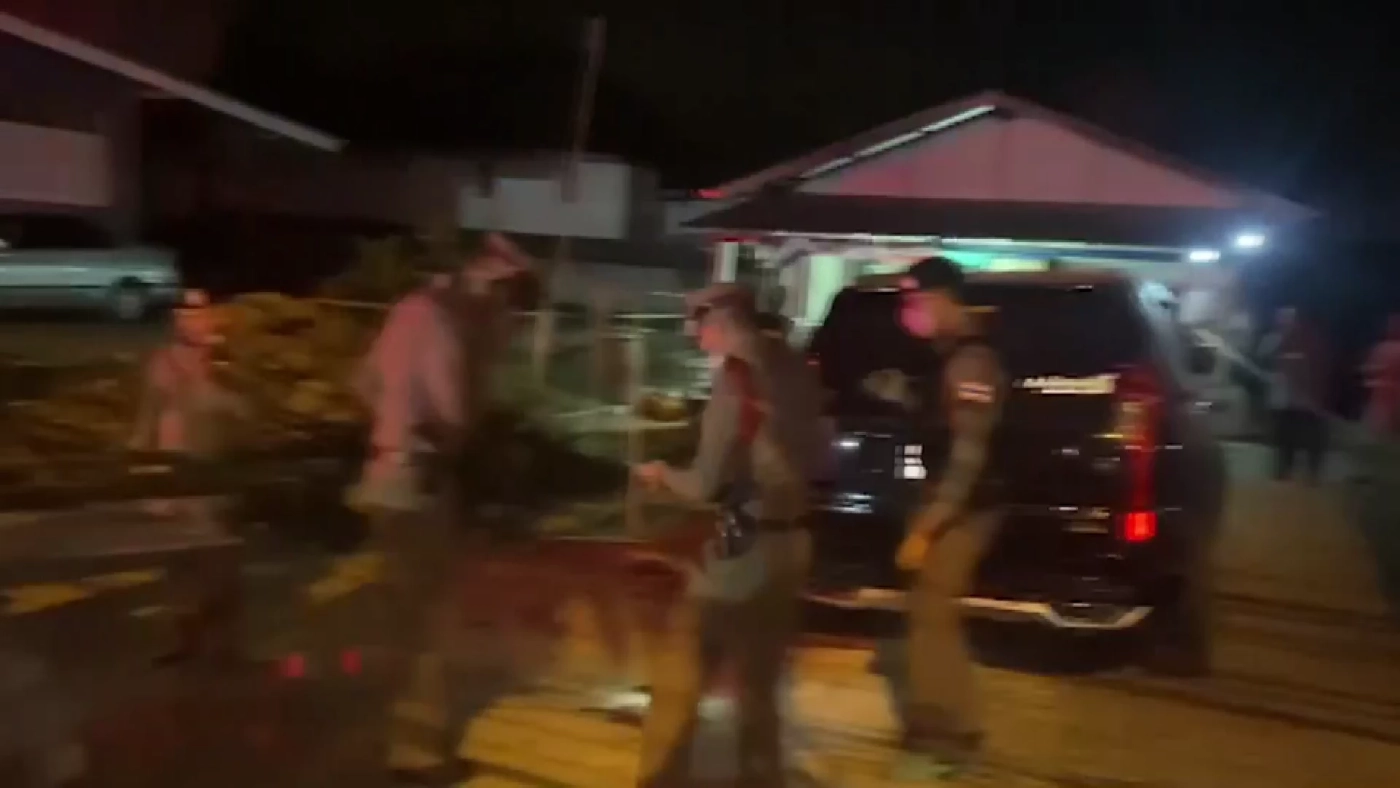 เปิดคลิปวงจรปิด มือปืนยิงถล่ม "อ้วน บ้านอิฐ" คนสนิทอดีตนายกอบต.