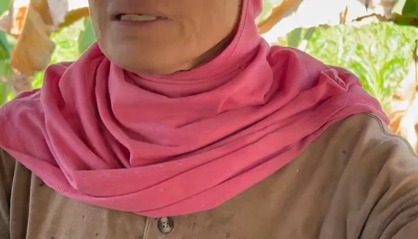 นางนิด ธรรมรังศรี อายุ 61 ปี แม่น้องฟ้า