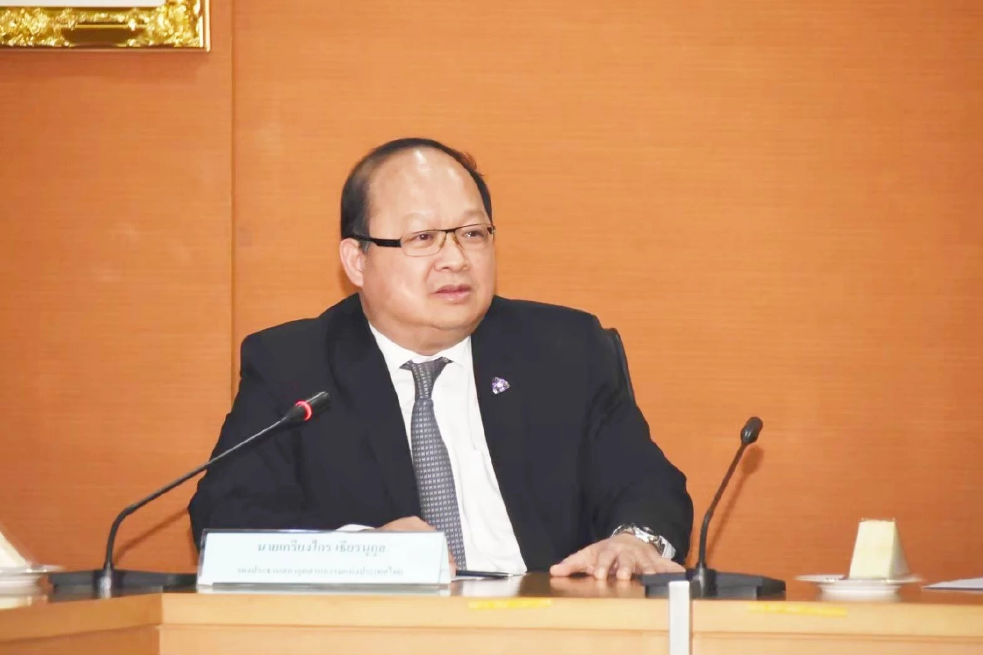 นายเกรียงไกร เธียรนุกุล ประธานสภาอุตสาหกรรมแห่งประเทศไทย (ส.อ.ท.)