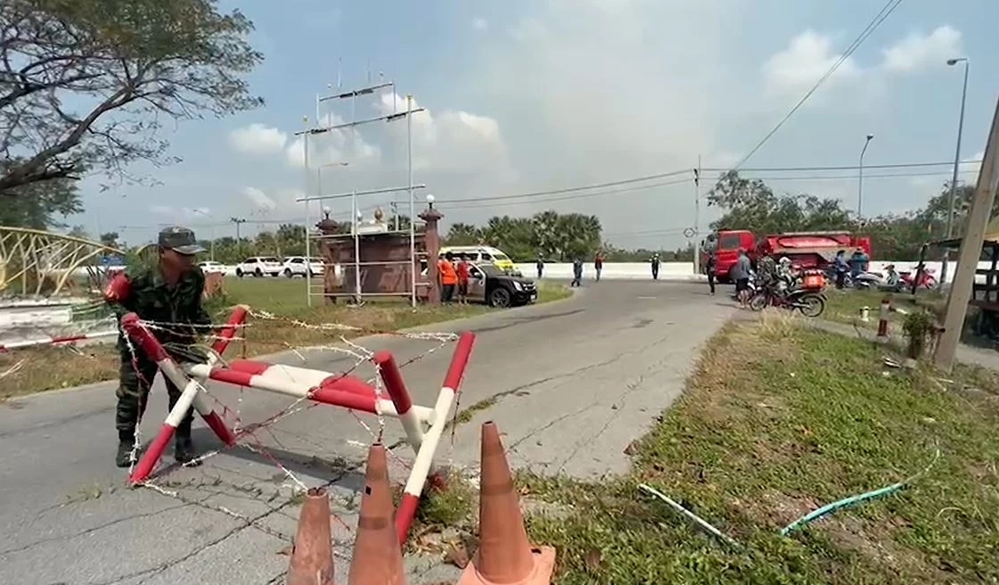 เกิดเหตุบึ้มสนั่นหลายครั้ง ในโรงงานผลิตชนวนระเบิด กรมสรรพาวุธทหารบก อยุธยา